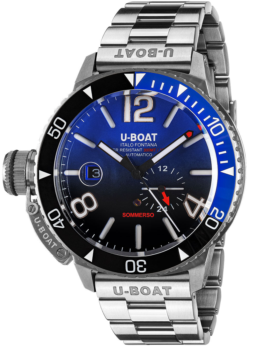 U-Boat 9519/MT Sommerso Automatic vyriškas laikrodis 46mm 30ATM