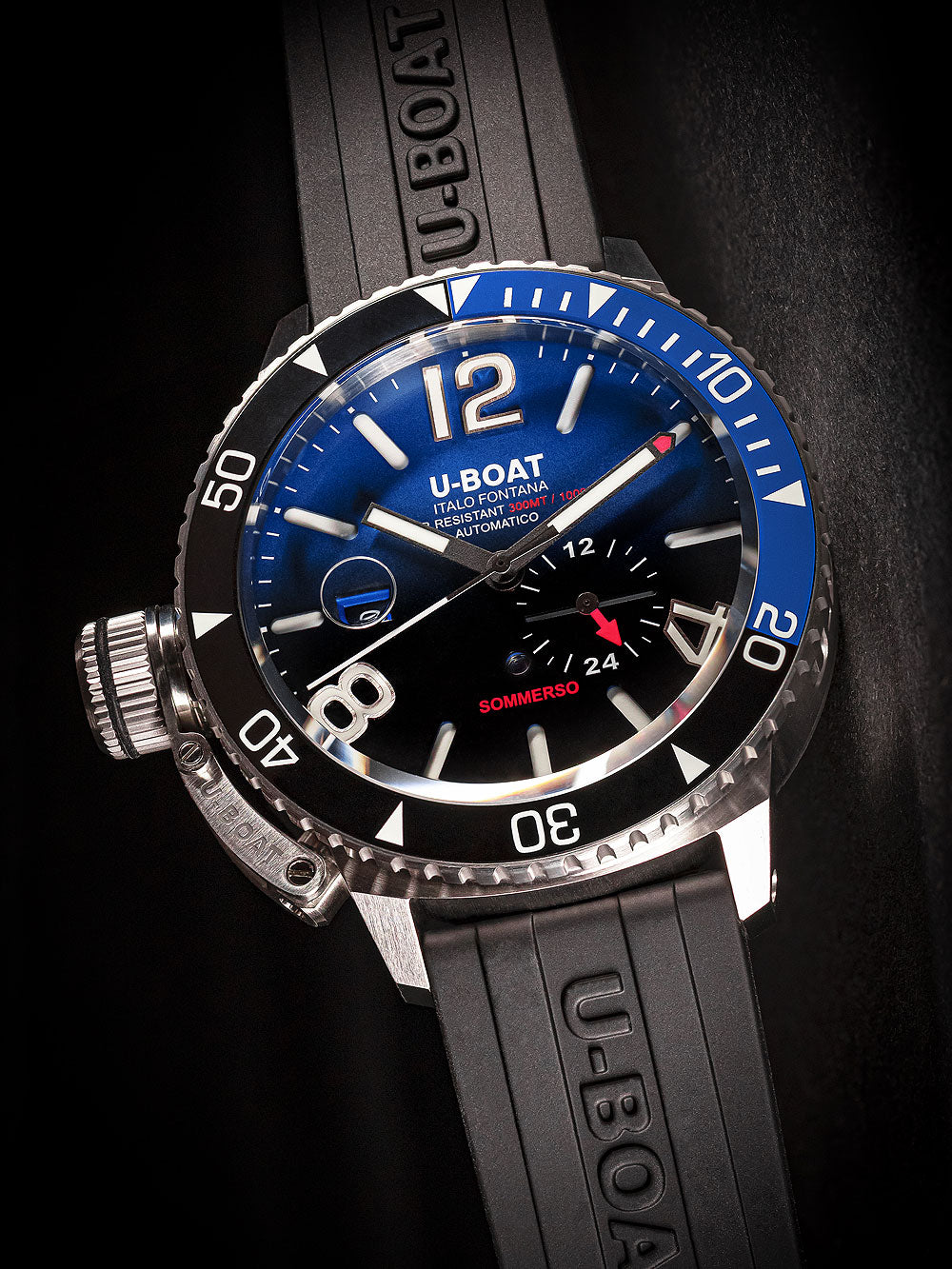 U-Boat 9519 Sommerso Automatic vyriškas laikrodis 46mm 30ATM