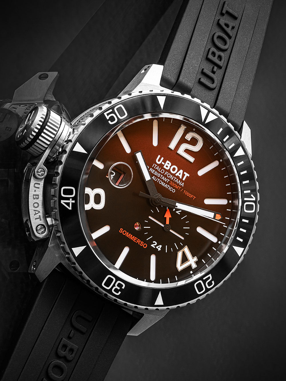 U-Boat 9521 Sommerso Automatic vyriškas laikrodis 46mm 30ATM