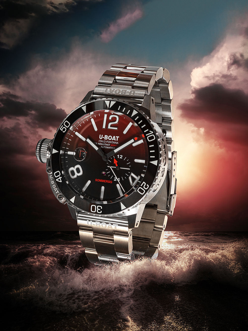 U-Boat 9521/MT Sommerso Automatic vyriškas laikrodis 46mm 30ATM