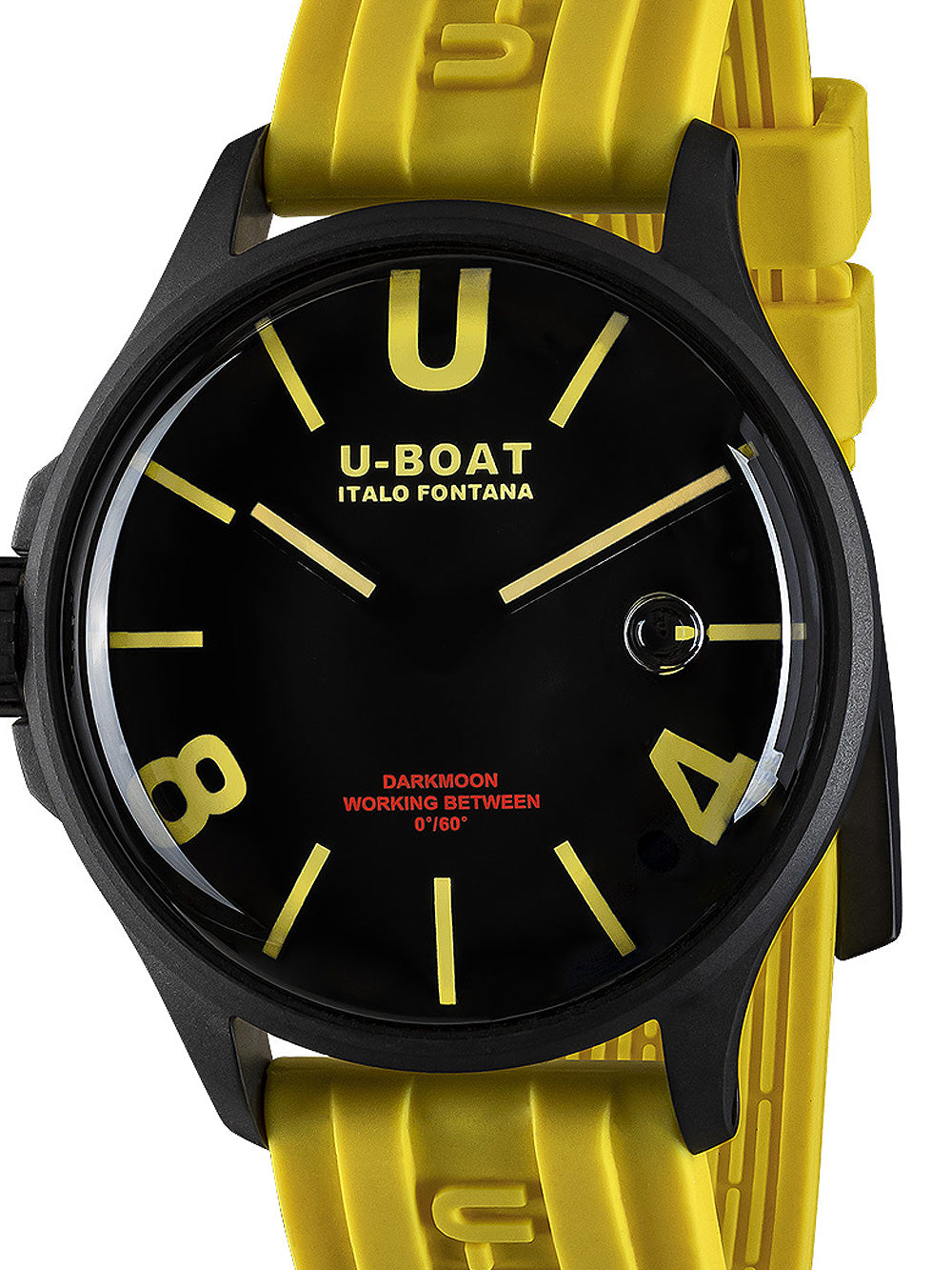 U-Boat 9522/A Darkmoon Yellow IPB vyriškas laikrodis 44mm 5ATM