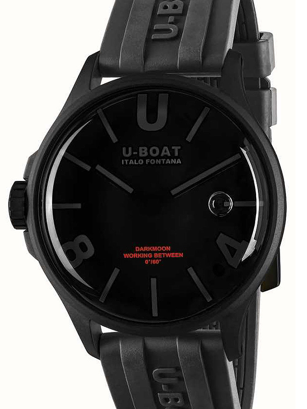 U-Boat 9544 Darkmoon Black PVD vyriškas laikrodis 44mm 5ATM