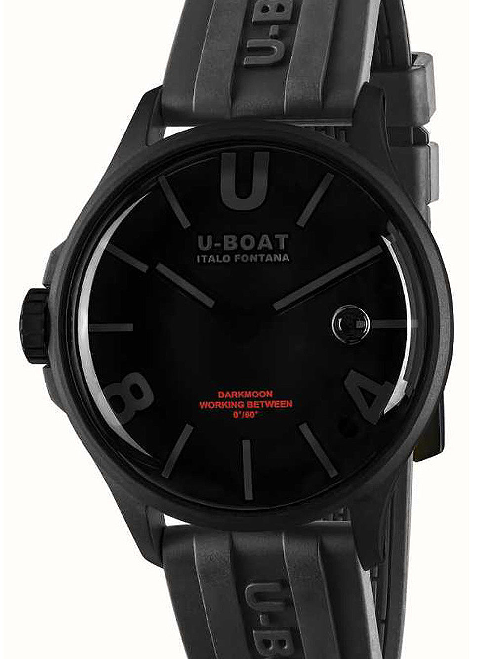 U-Boat 9545 Darkmoon Black PVD vyriškas laikrodis 40mm 5ATM