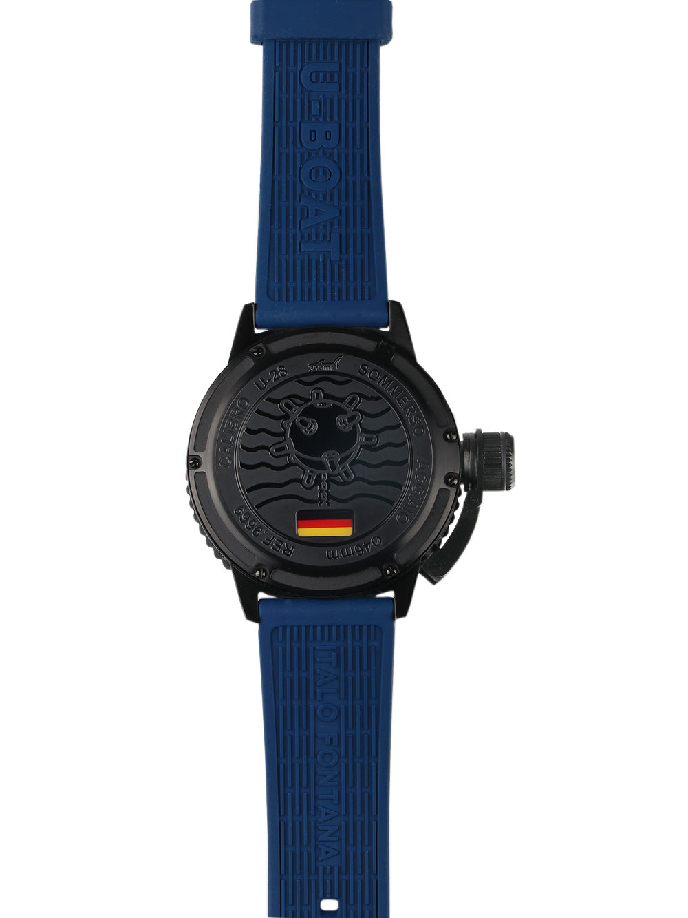 U-Boat 9669 Sommerso Blue IPB Automatic vyriškas laikrodis 46mm 30ATM