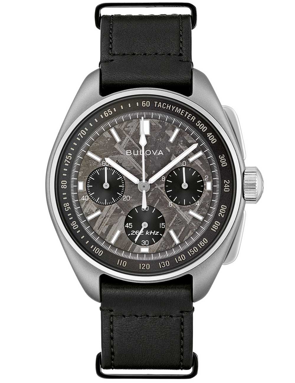Bulova 96A312 vyriškas laikrodis Lunar Pilot Meteorit Dial Limited Edition 43mm 5ATM