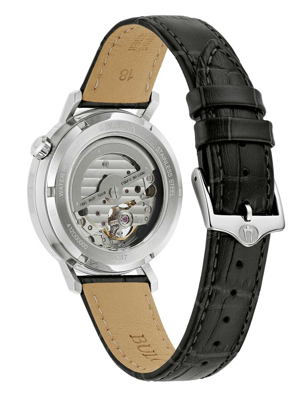 Bulova 96A317 vyriškas laikrodis Aerojet Automatic 38mm 3ATM