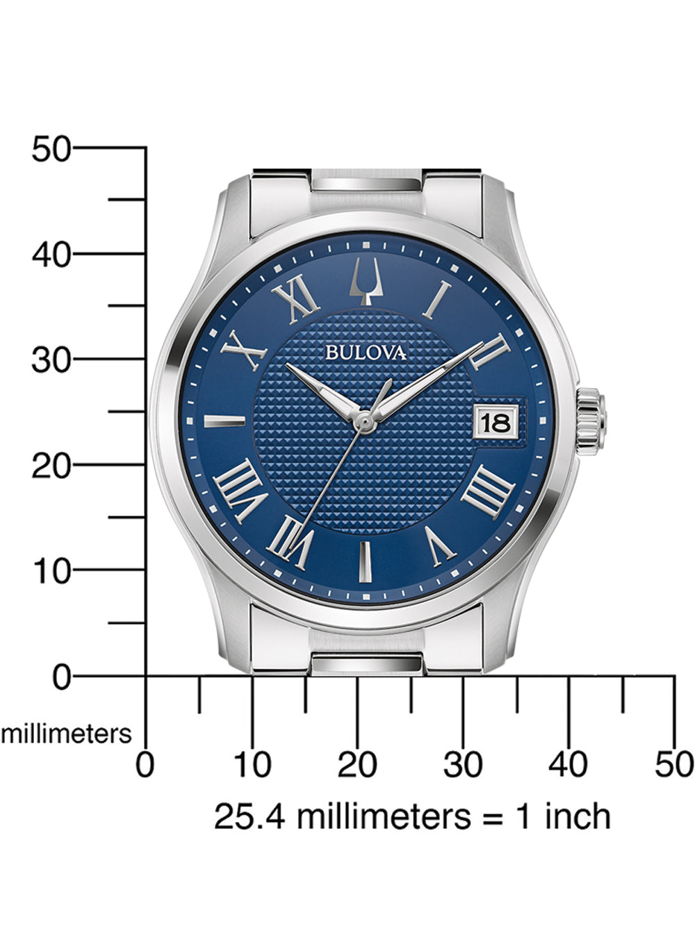 Bulova 96B386 Wilton vyriškas laikrodis 41mm 3ATM