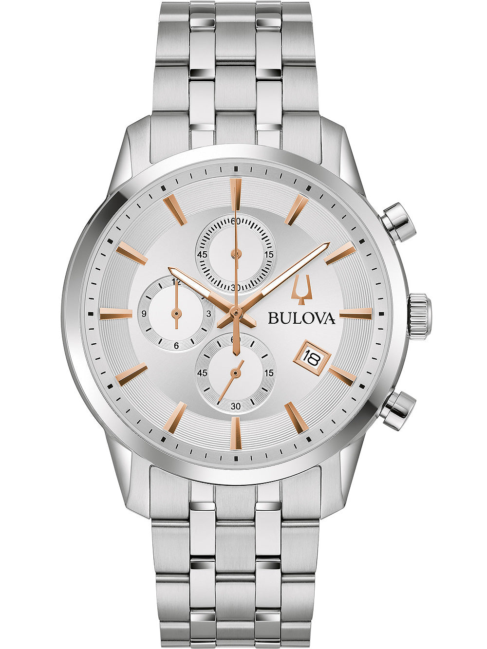 Bulova 96B411 Sutton Chronograph vyriškas laikrodis 41mm 3ATM
