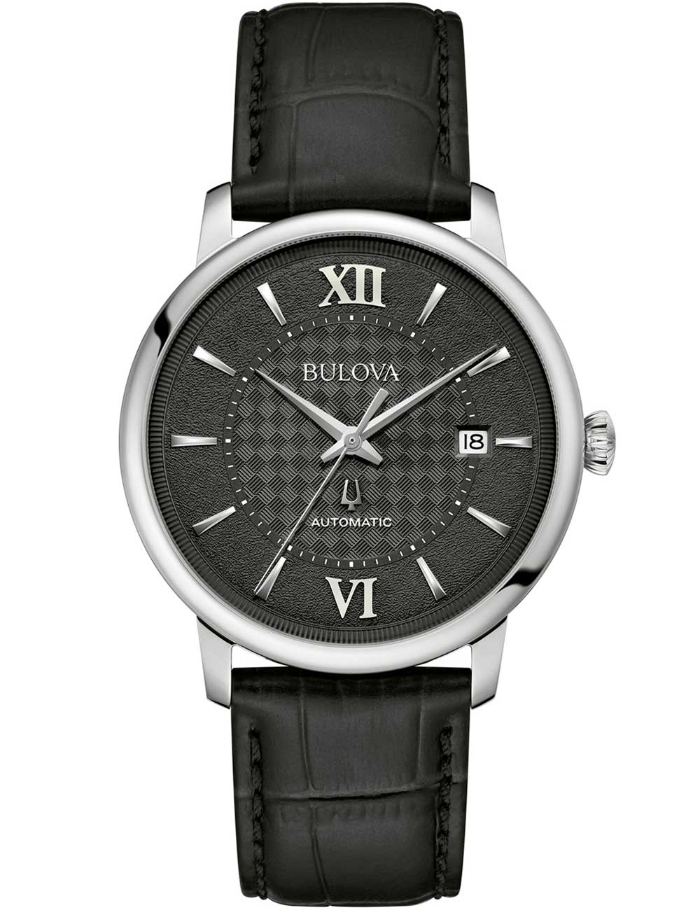 Bulova 96B441 vyriškas laikrodis Hudson Automatic 39mm 3ATM