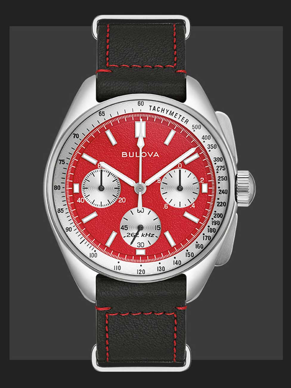 Bulova 96K115 vyriškas laikrodis Lunar Pilot Chronograph Special Set 43mm 5ATM