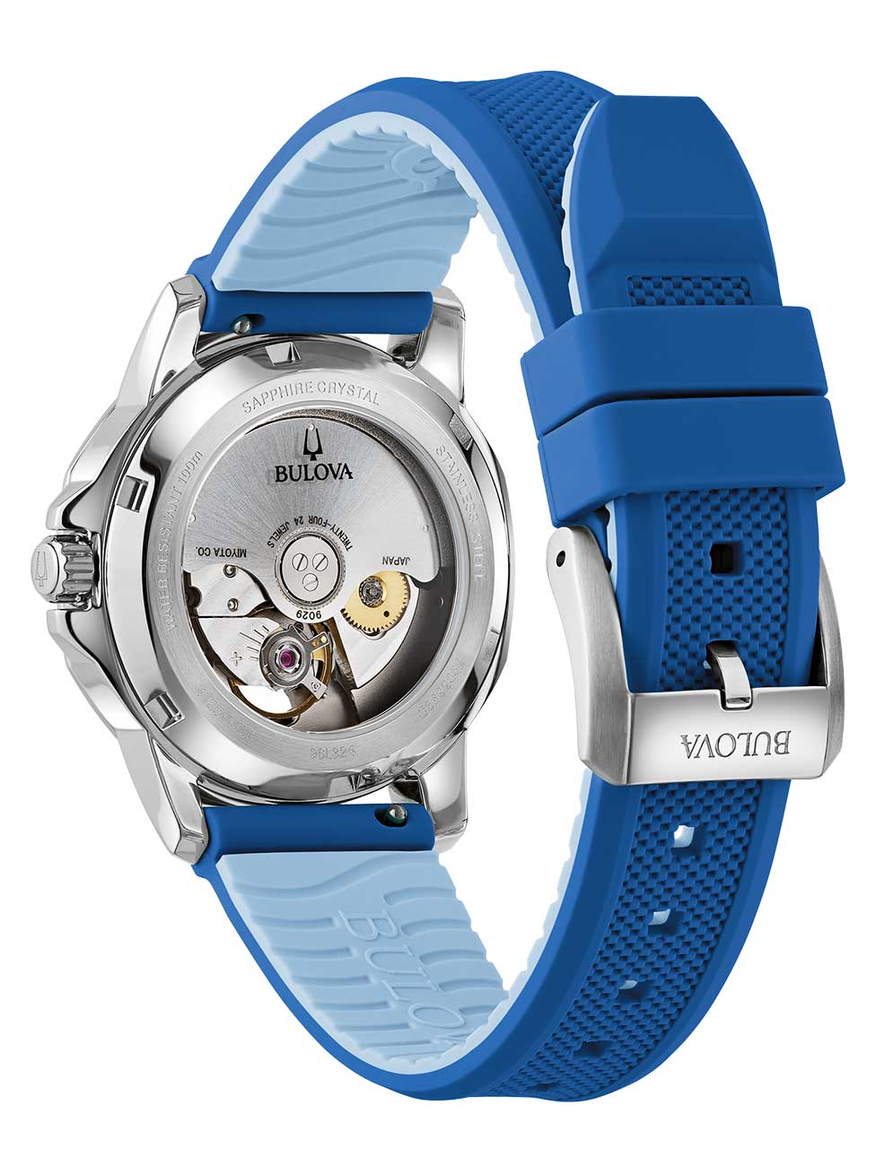 Bulova 96L324 moteriškas laikrodis Marine Star Automatic 35mm 10ATM