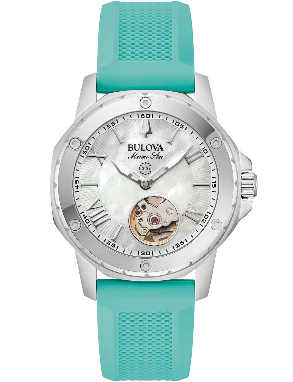 Bulova 96L325 moteriškas laikrodis Marine Star Automatic 35mm 10ATM