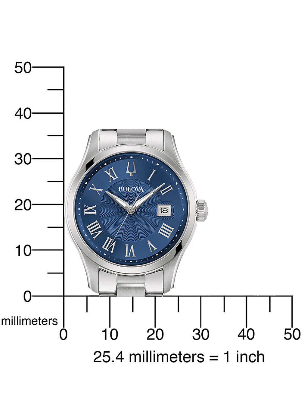 Bulova 96M163 Surveyor moteriškas laikrodis 29mm 3ATM