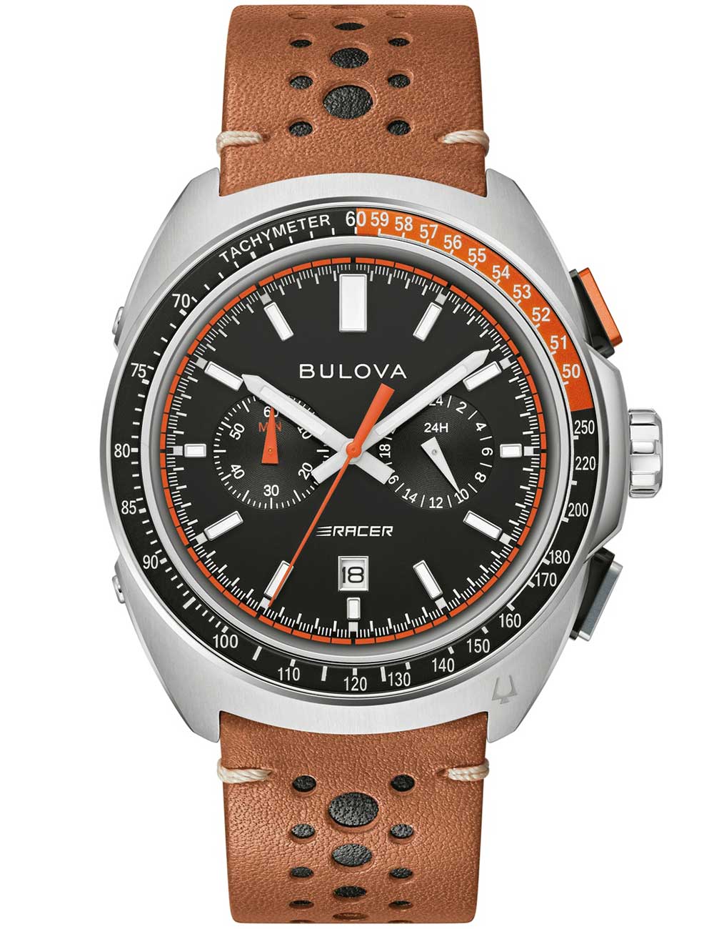 Bulova 98B427 vyriškas laikrodis Racer Chronograph 42mm 10ATM