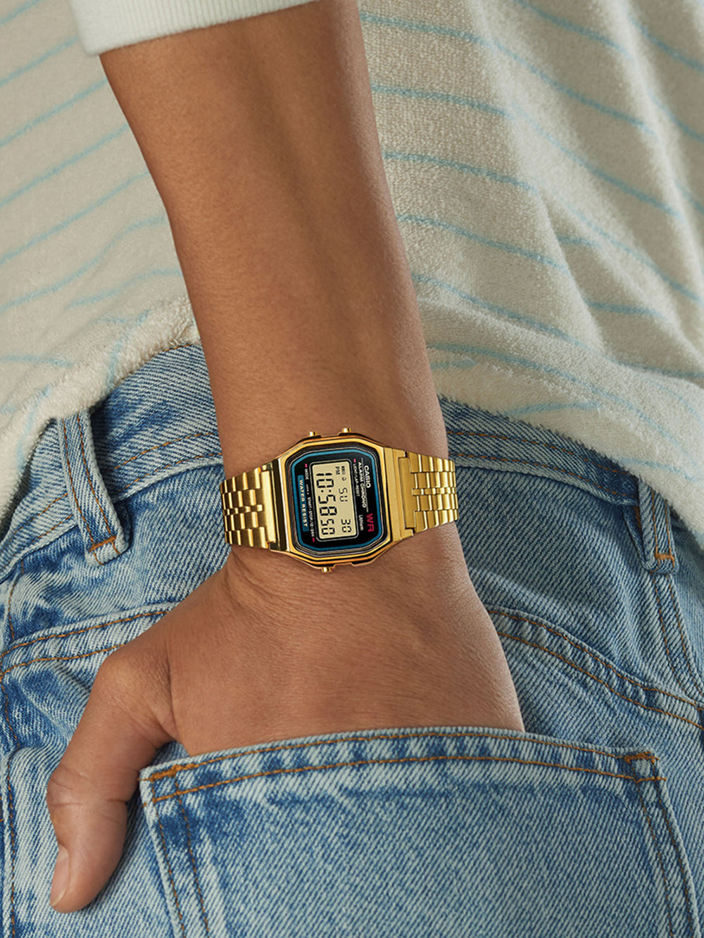 CASIO A159WGEA-1EF Collection 33mm 3 ATM