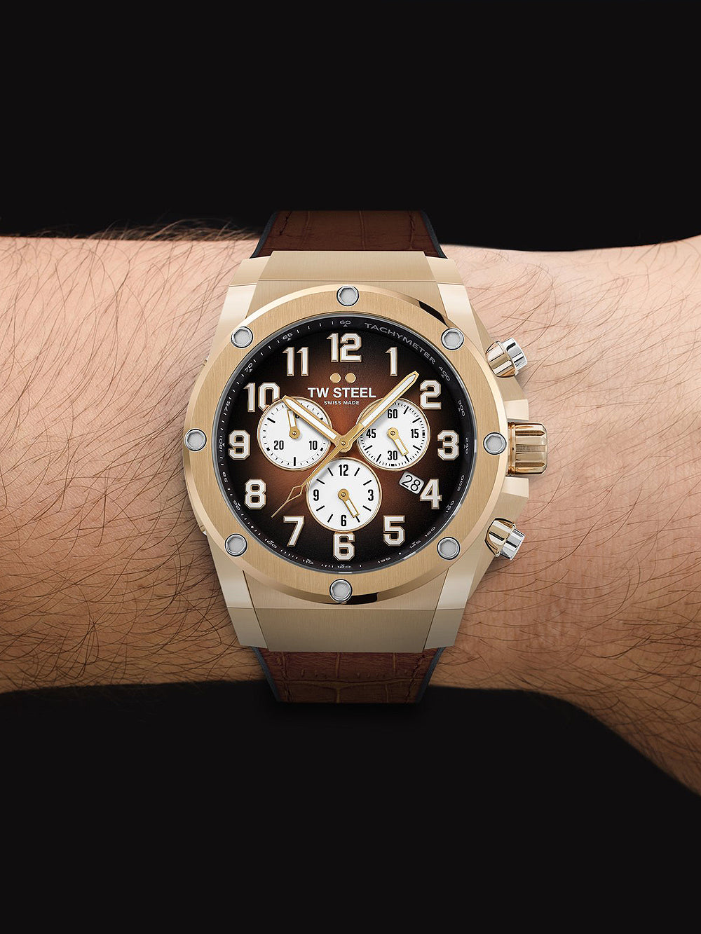 TW-Steel ACE132 ACE Genesis Chronograph limited edition vyriškas laikrodis 44mm 20ATM