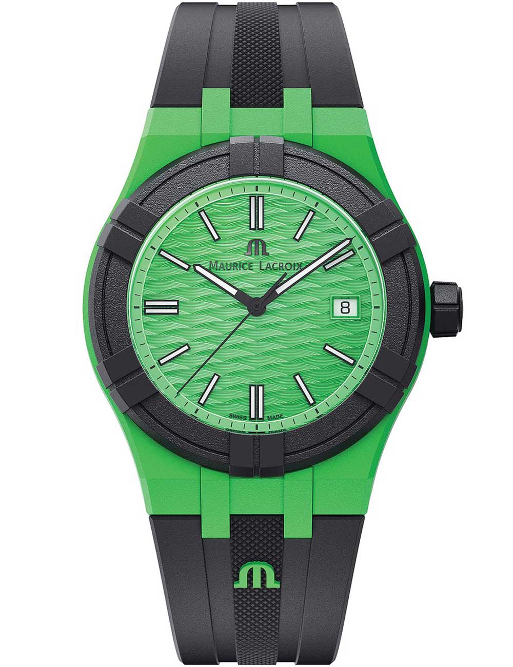 Maurice Lacroix AI2008-70070-300-0 Aikon #tide Unisex laikrodis Quartz 40mm 10ATM