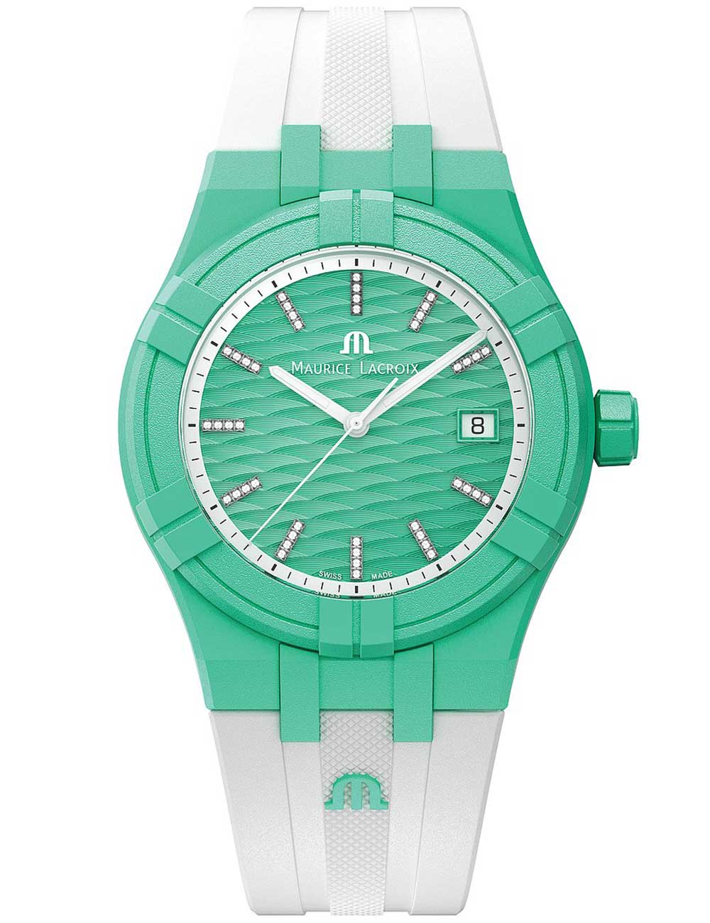Maurice Lacroix AI2008-CCCC1-3A0-0 Aikon #tide moteriškas laikrodis Quartz 40mm 10ATM