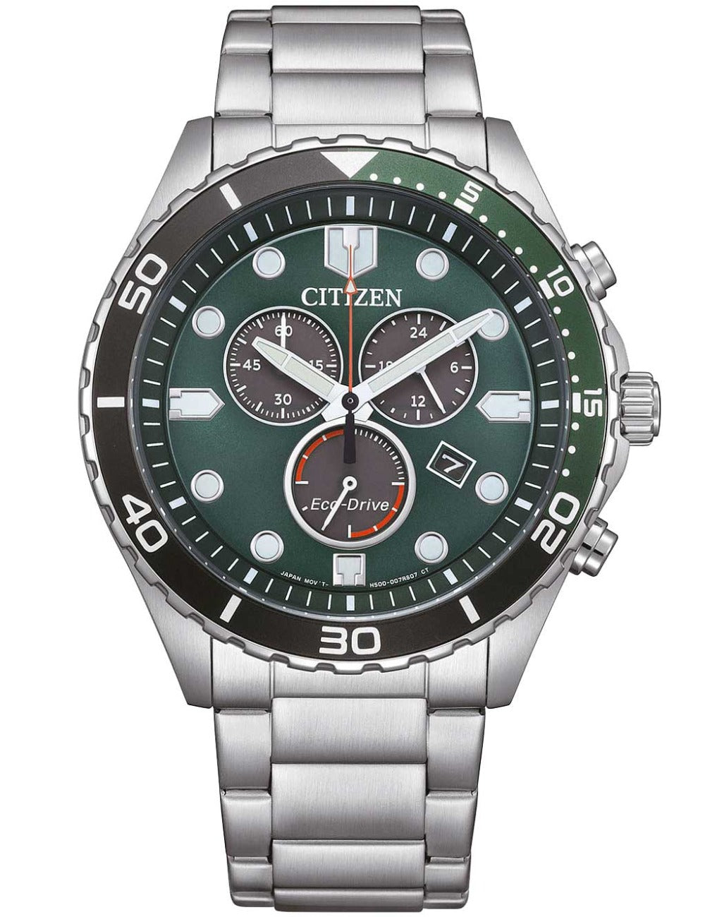 Citizen AT2561-81X vyriškas laikrodis Eco-Drive Chronograph 43mm 10ATM