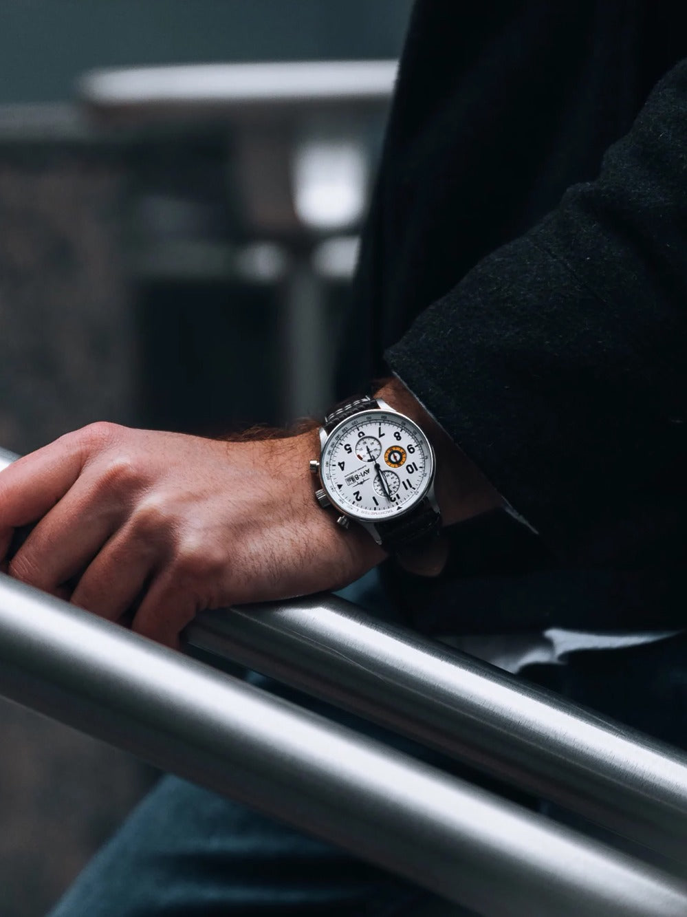 AVI-8 AV-4011-01 Hawker Hurricane Chronograph 43mm 5 ATM