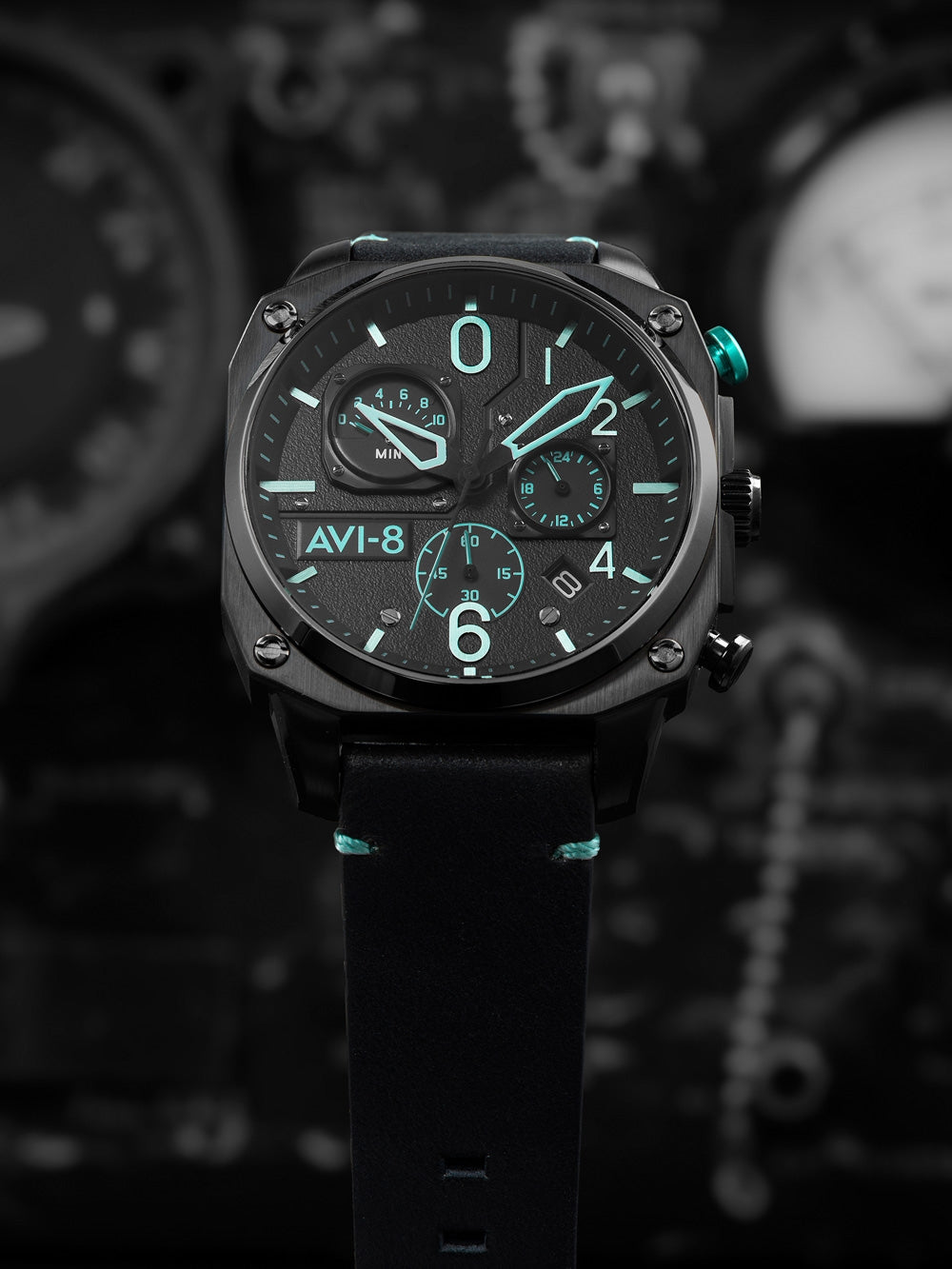 AVI-8 AV-4052-05 Lafayette Chronograph 45mm 5 ATM