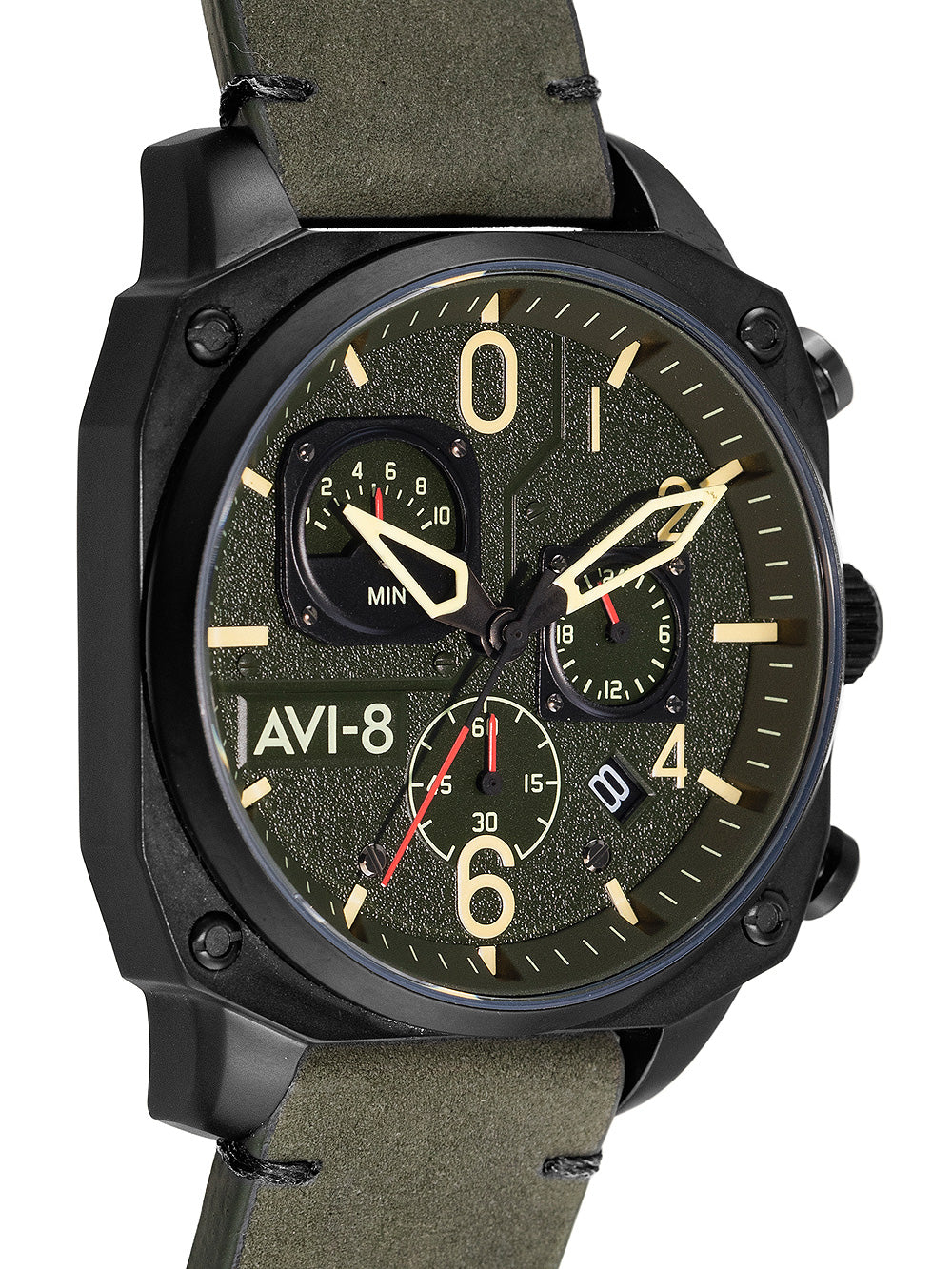 AVI-8 AV-4052-08 Hawker Hunter Chronograph vyriškas laikrodis 45mm 5ATM