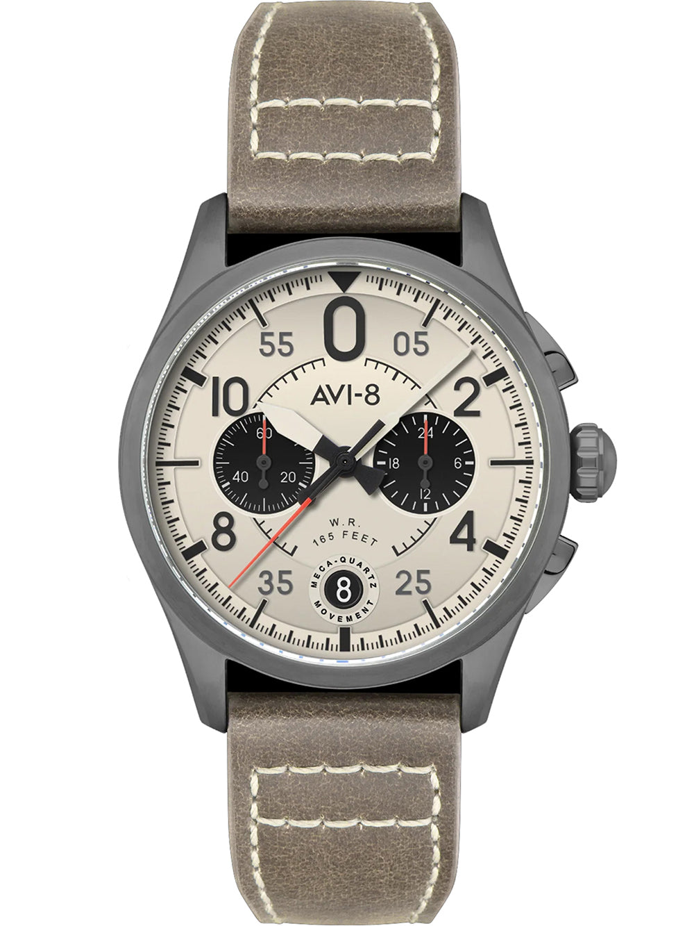 AVI-8 AV-4089-06 vyriškas laikrodis Spitfire Lock Chronograph 42mm 5ATM