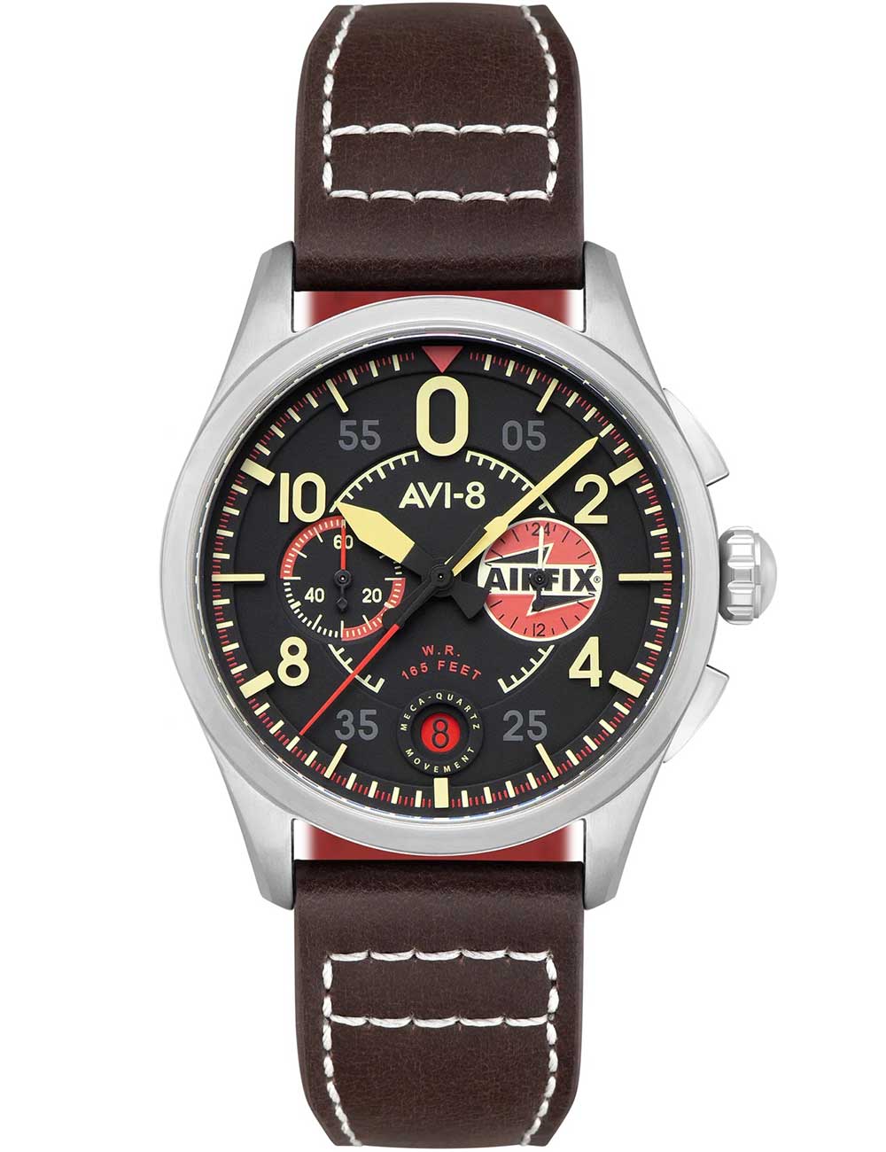 AVI-8 AV-4089-09 vyriškas laikrodis Spitfire Lock Chronograph 42mm 5ATM