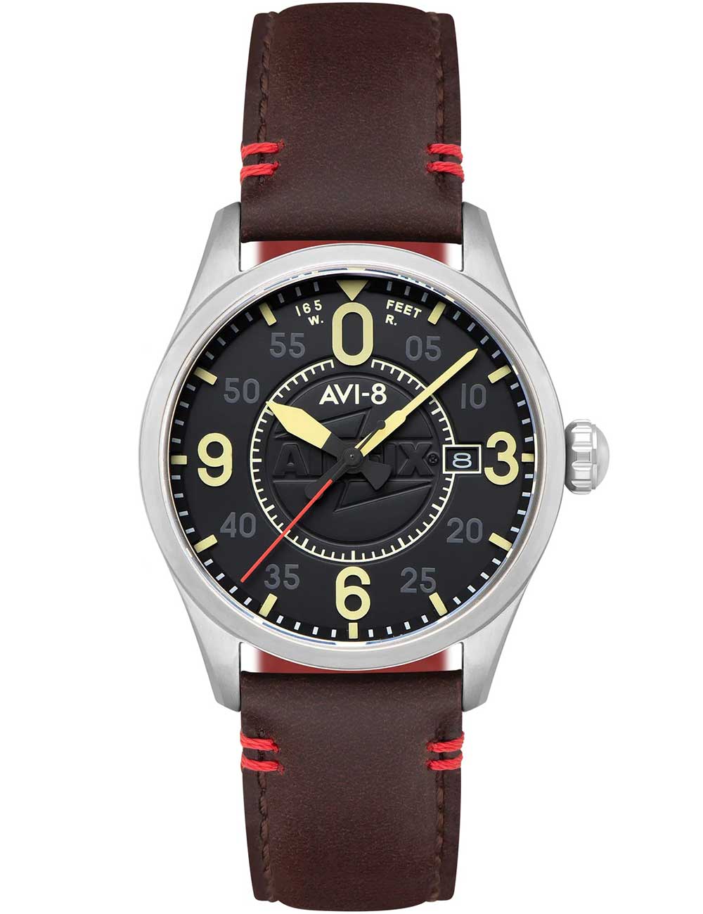 AVI-8 AV-4090-08 vyriškas laikrodis Spitfire Smith Automatic 42mm 5ATM