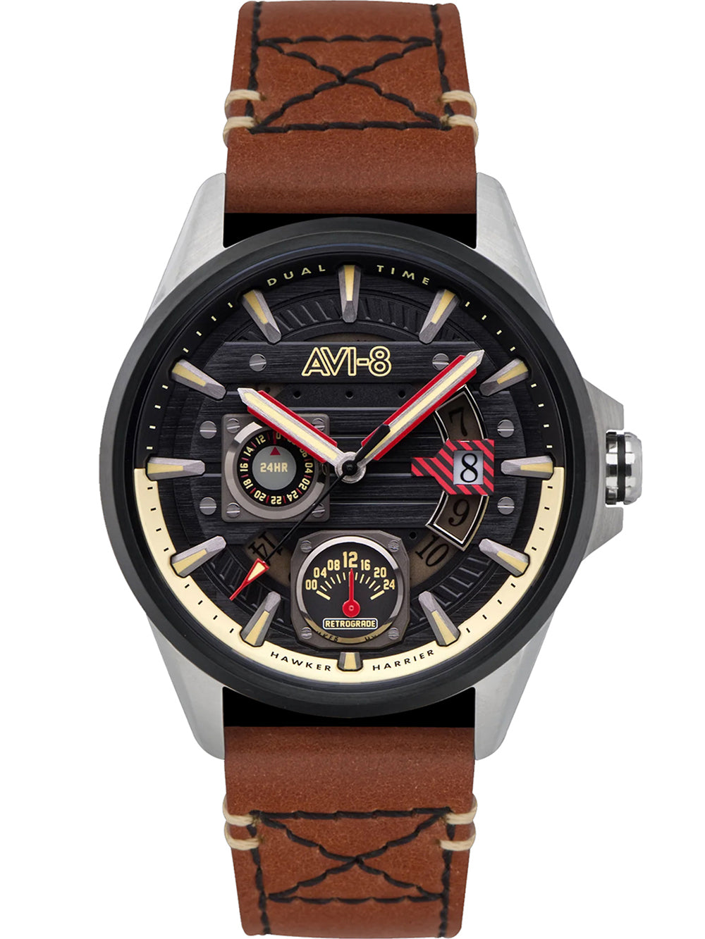 AVI-8 AV-4098-02 vyriškas laikrodis Hawker Harrier Farley Multi 44mm 5ATM