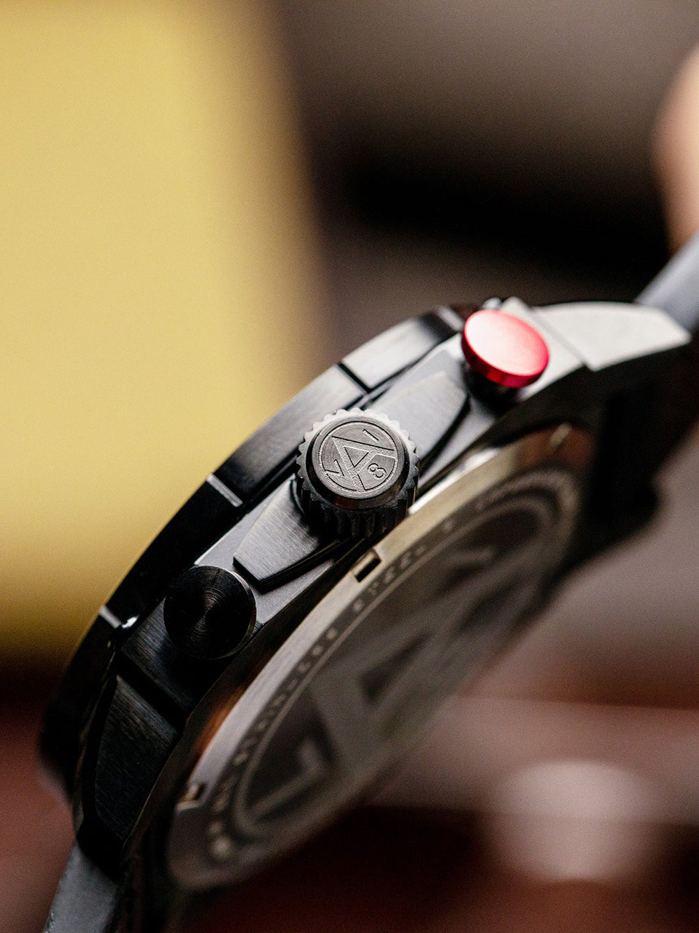 AVI-8 AV-4100-04 vyriškas laikrodis Hawker Hunter Dual Time Chronograph 43mm 5ATM