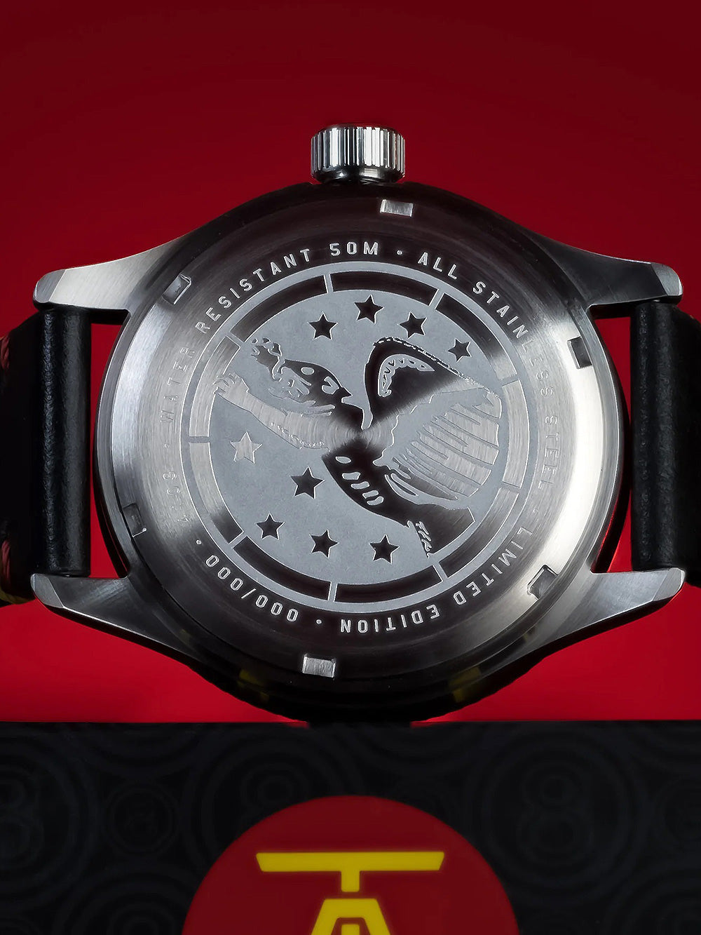 AVI-8 AV-4103-01 Tuskegee Airmen Limited Edition vyriškas laikrodis 40mm 5ATM