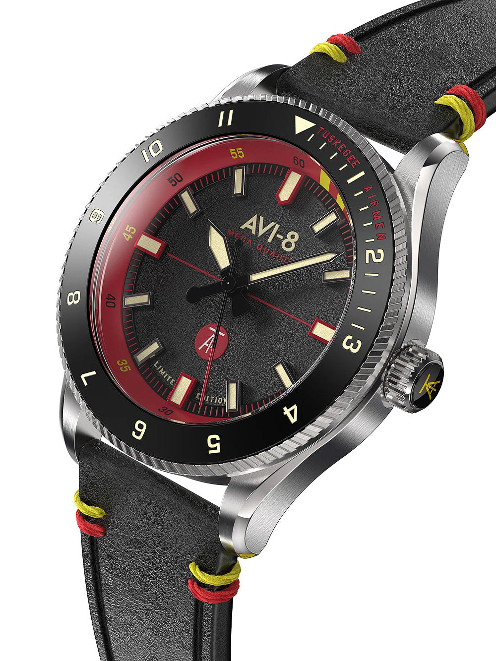 AVI-8 AV-4103-01 Tuskegee Airmen Limited Edition vyriškas laikrodis 40mm 5ATM