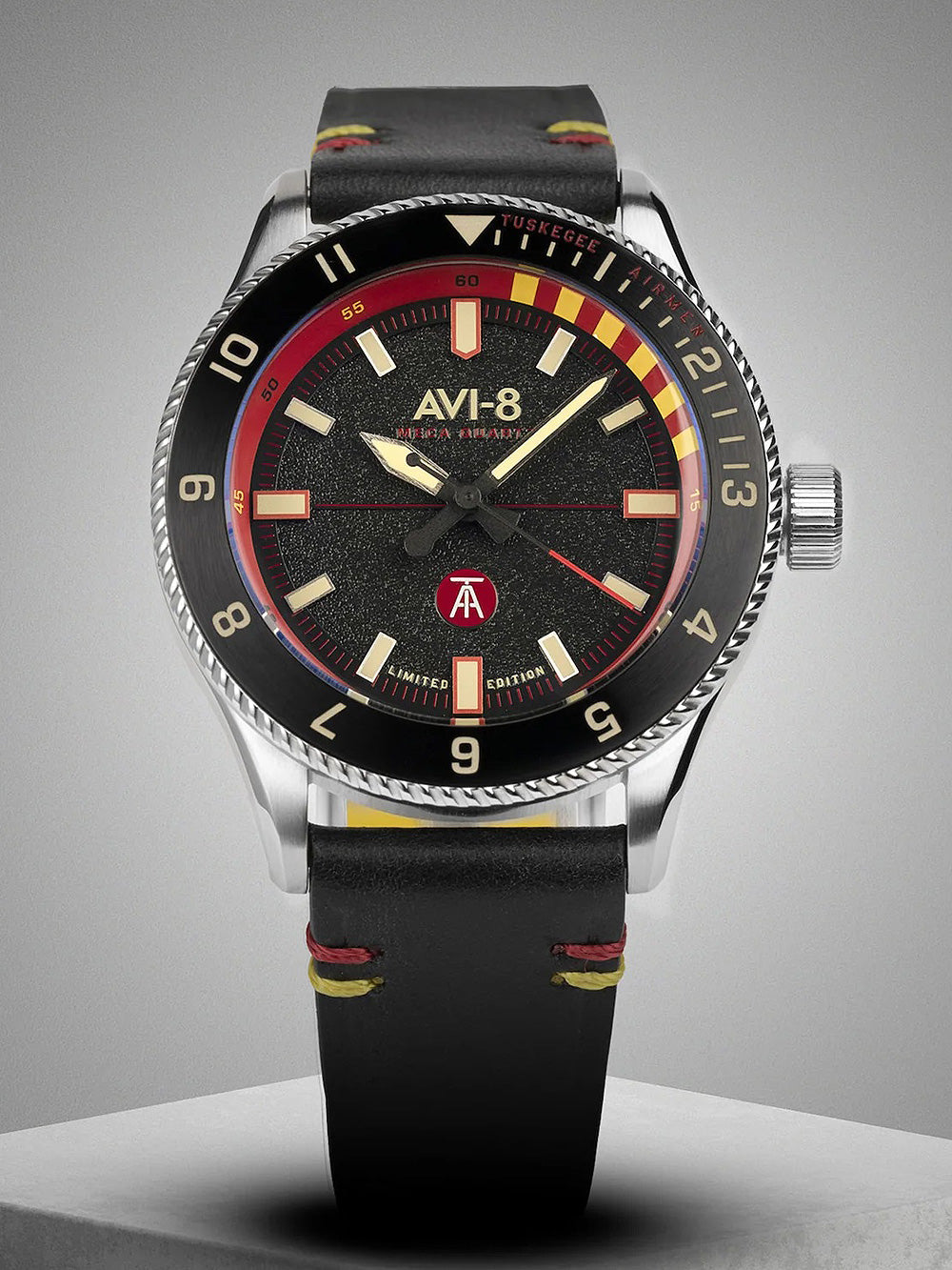 AVI-8 AV-4103-01 Tuskegee Airmen Limited Edition vyriškas laikrodis 40mm 5ATM
