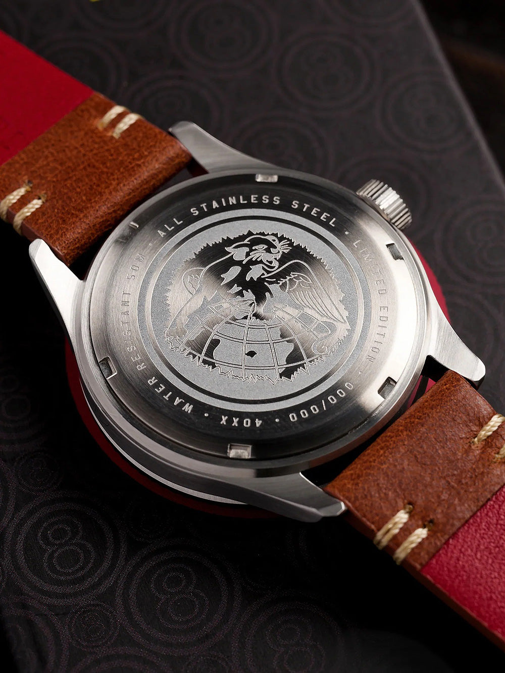 AVI-8 AV-4103-02 Tuskegee Airmen Limited Edition vyriškas laikrodis 40mm 5ATM