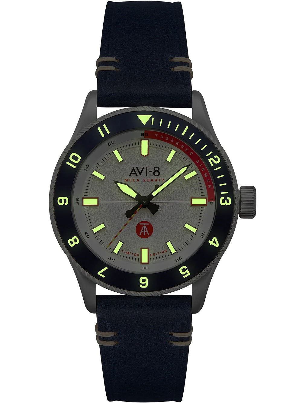 AVI-8 AV-4103-03 Tuskegee Airmen Limited Edition vyriškas laikrodis 40mm 5ATM