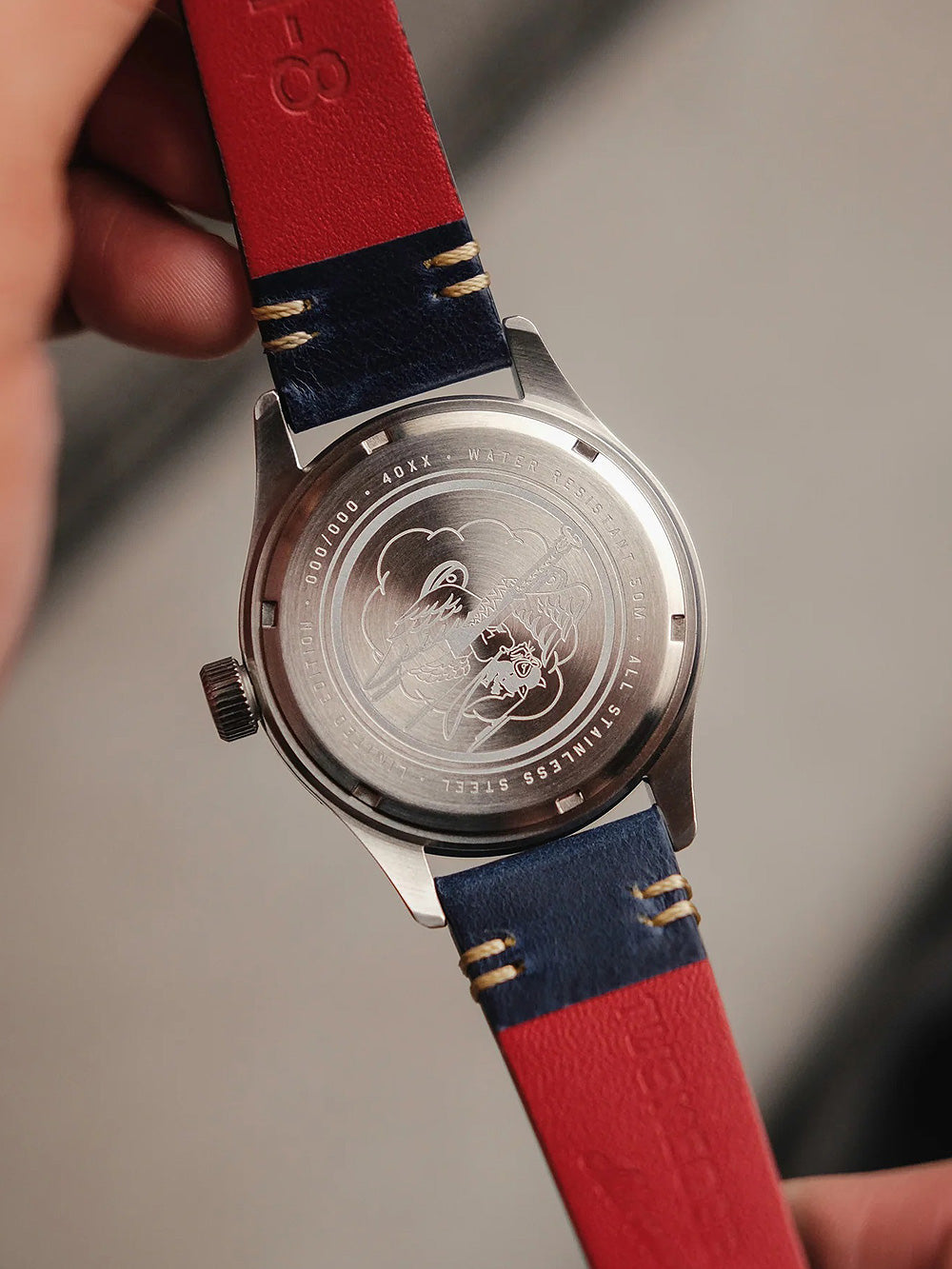 AVI-8 AV-4103-03 Tuskegee Airmen Limited Edition vyriškas laikrodis 40mm 5ATM