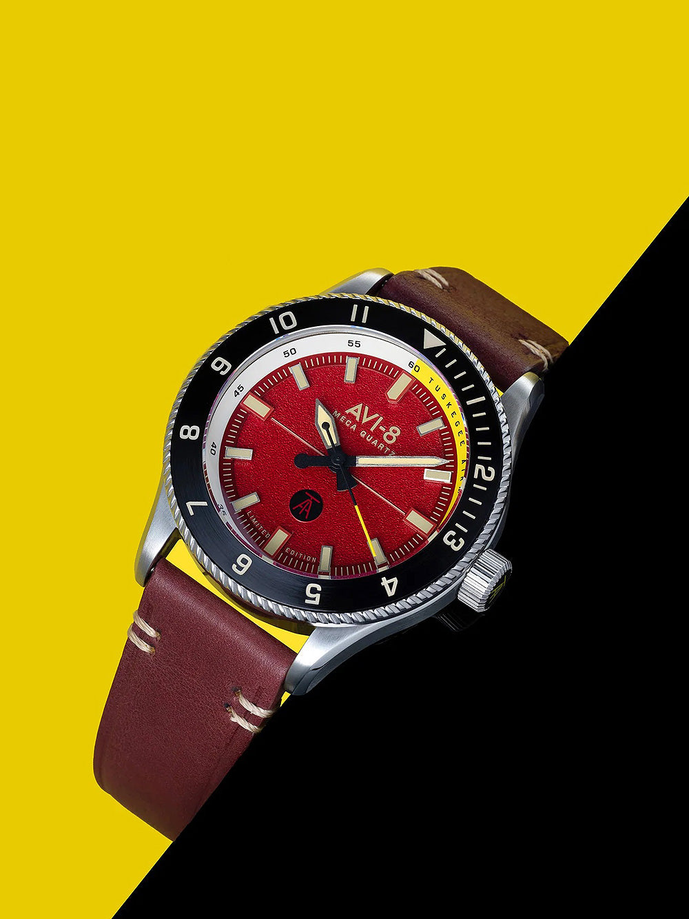 AVI-8 AV-4103-04 Tuskegee Airmen Limited Edition vyriškas laikrodis 40mm 5ATM