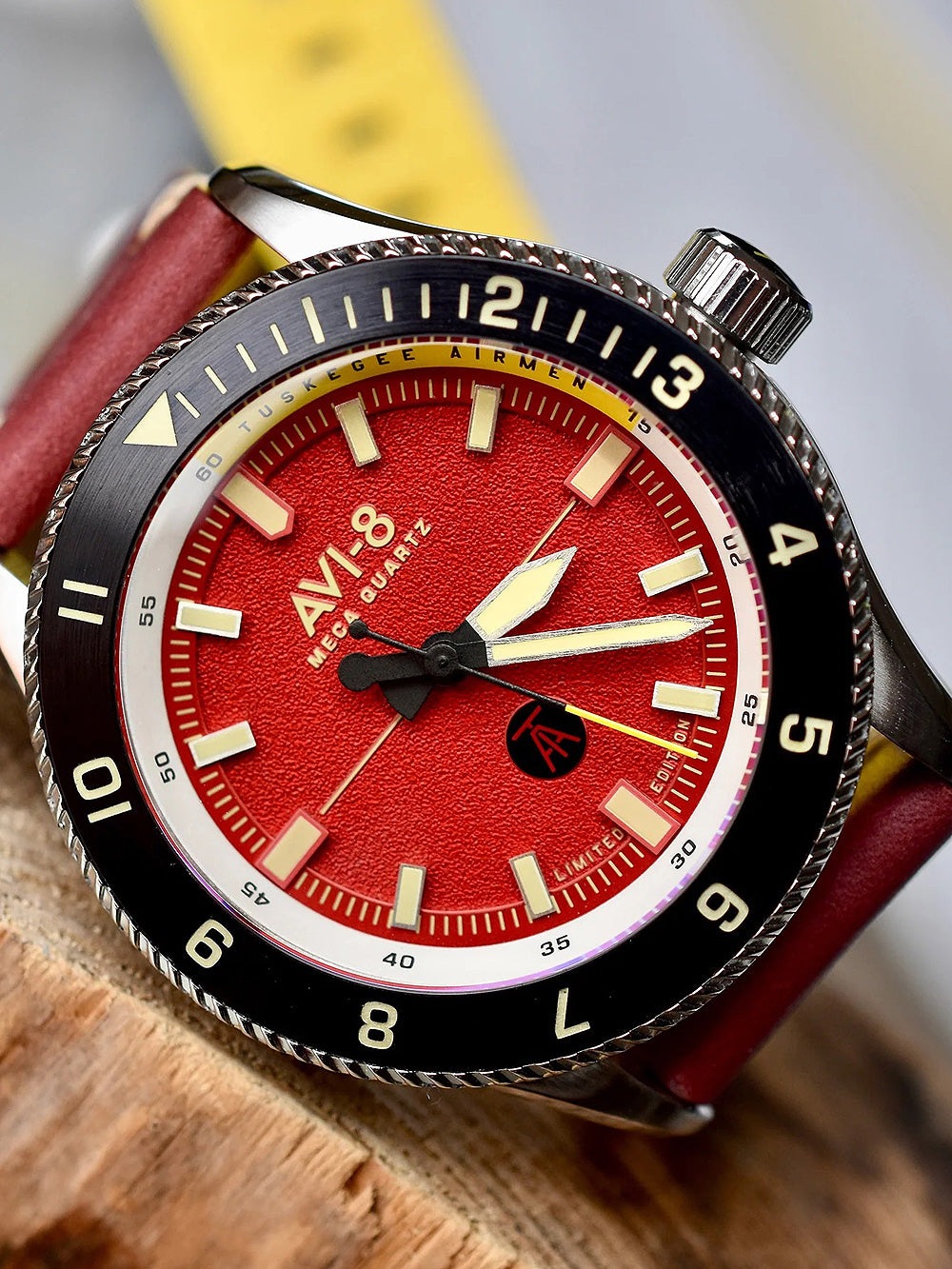 AVI-8 AV-4103-04 Tuskegee Airmen Limited Edition vyriškas laikrodis 40mm 5ATM