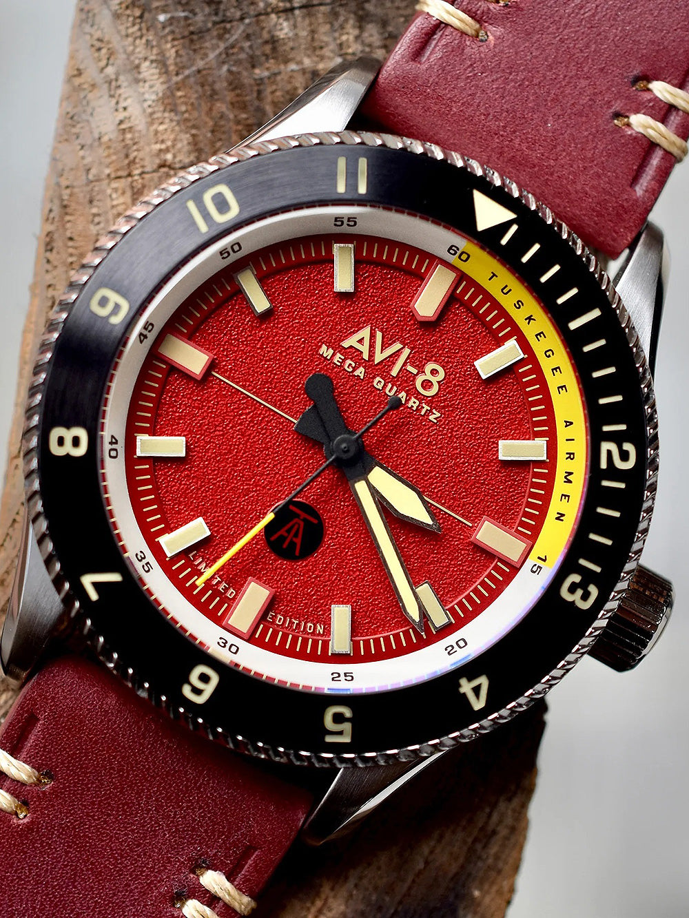 AVI-8 AV-4103-04 Tuskegee Airmen Limited Edition vyriškas laikrodis 40mm 5ATM