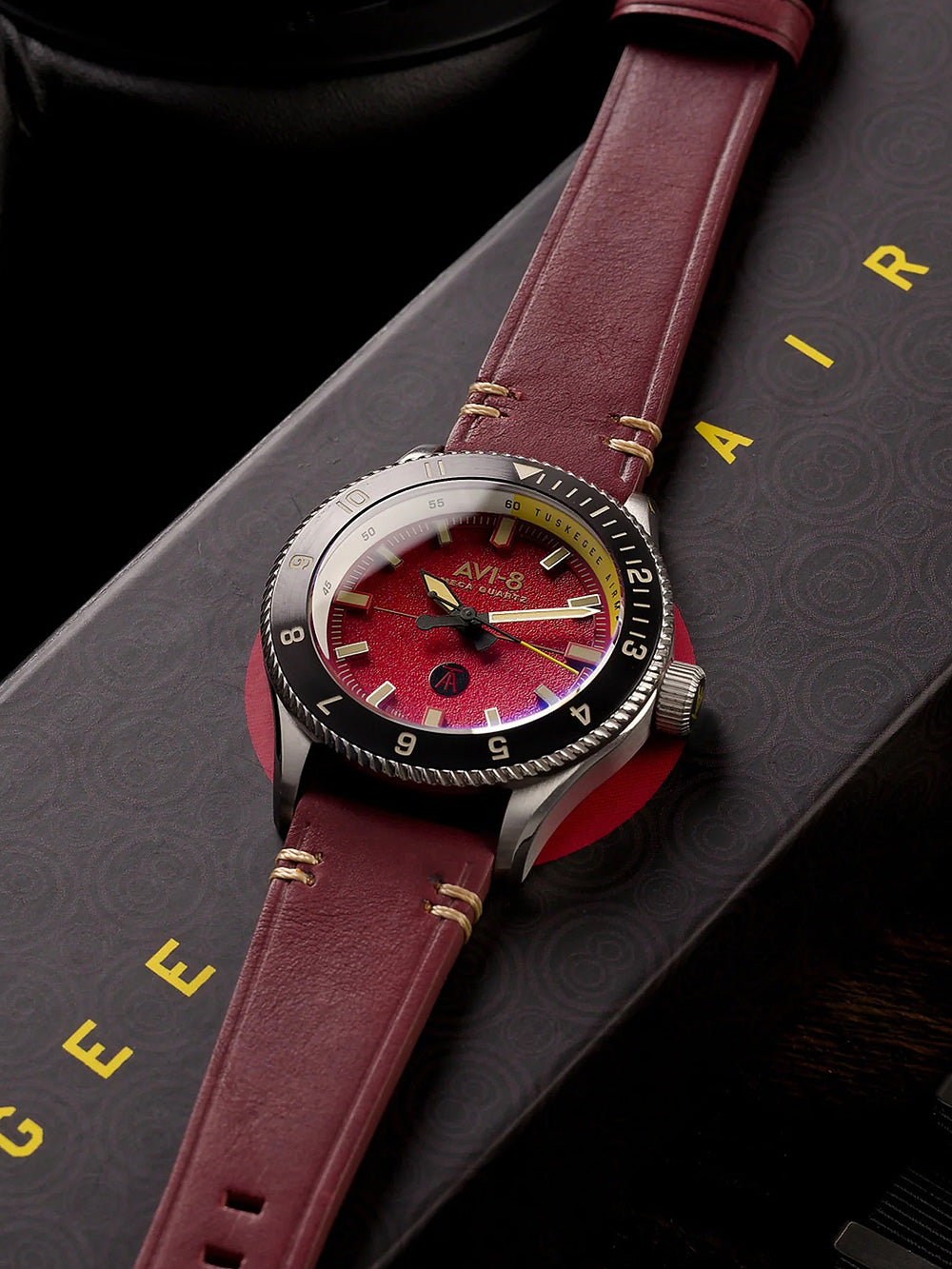 AVI-8 AV-4103-04 Tuskegee Airmen Limited Edition vyriškas laikrodis 40mm 5ATM