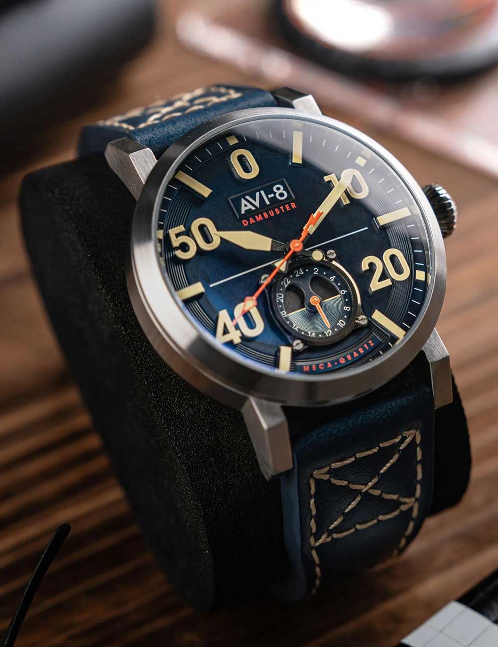 AVI-8 AV-4113-01 vyriškas laikrodis Dambuster Chadwick 43mm 5ATM
