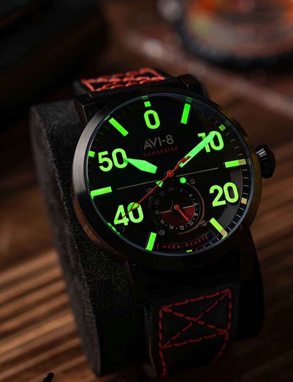 AVI-8 AV-4113-03 vyriškas laikrodis Dambuster Chadwick 43mm 5ATM
