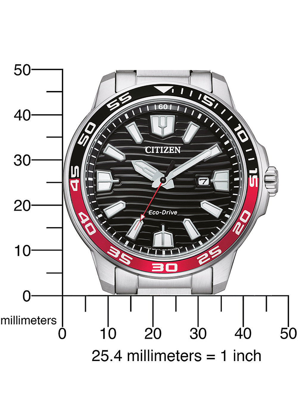 Citizen AW1527-86E Eco-Drive sport vyriškas laikrodis 46mm 10ATM
