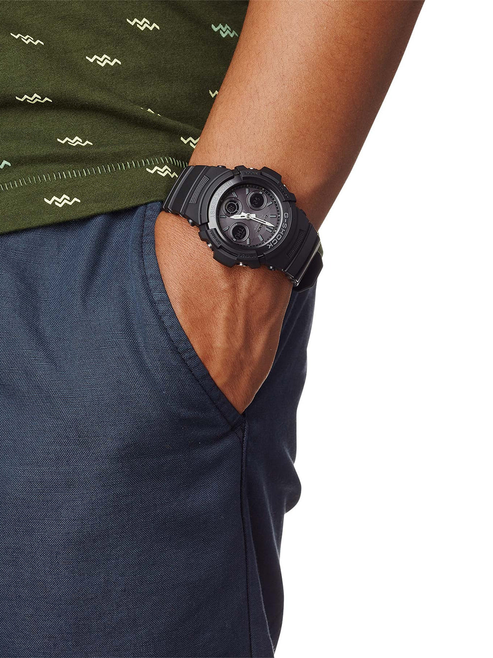 CASIO AWG-M100B-1AER G-SHOCK Radio Controlled Solar 46mm 20 ATM