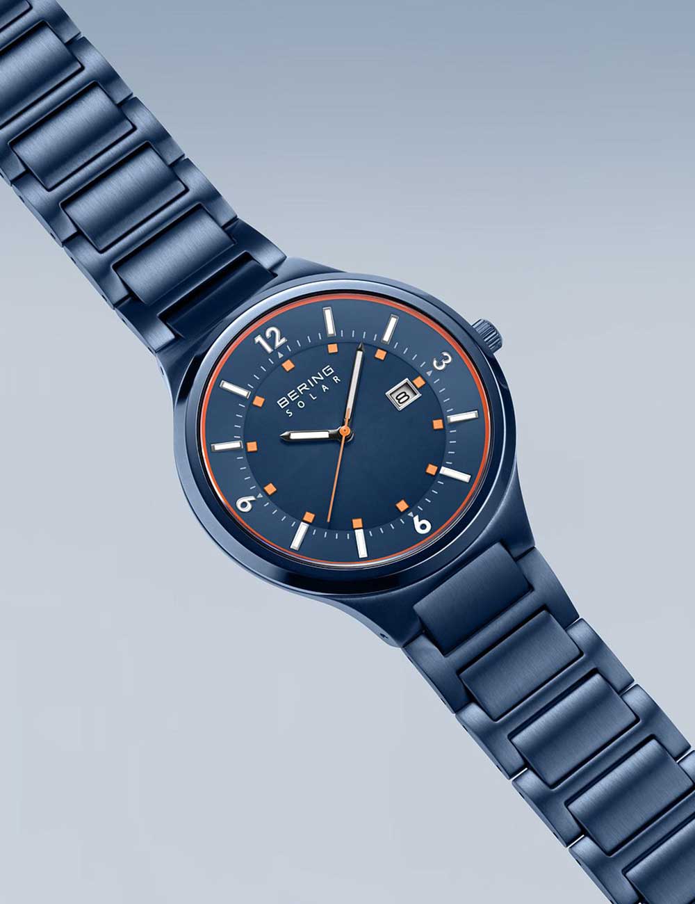 Bering 14442-797 Slim Solar vyriškas laikrodis 42mm 5ATM