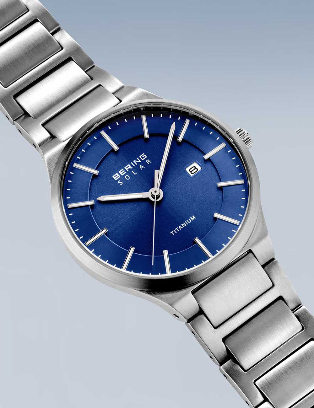 Bering 15239-777 solar vyriškas laikrodis 39mm 10ATM