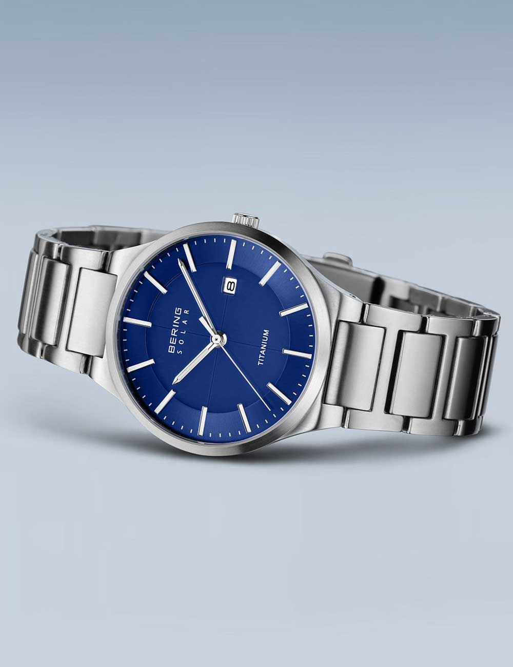 Bering 15239-777 solar vyriškas laikrodis 39mm 10ATM