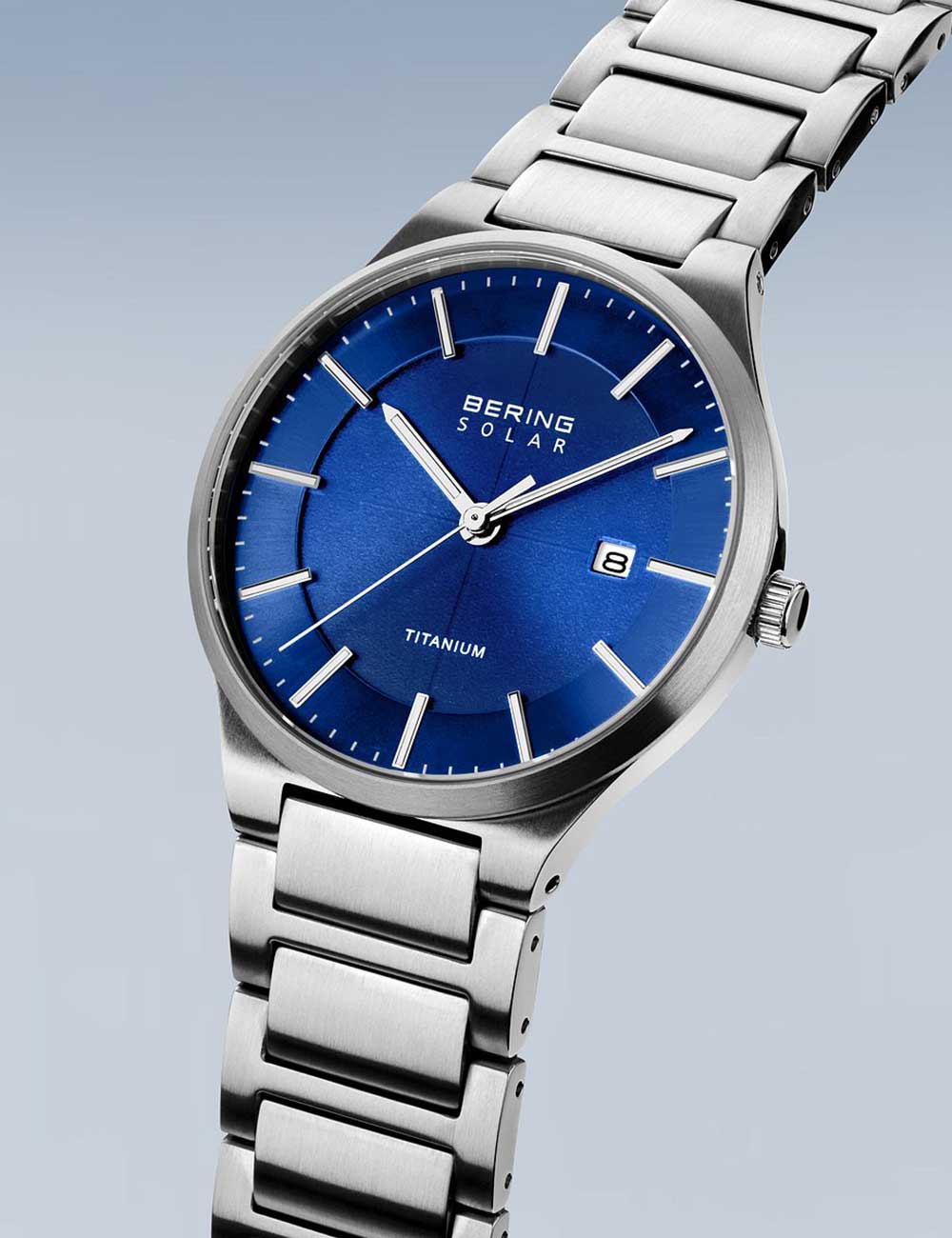 Bering 15239-777 solar vyriškas laikrodis 39mm 10ATM