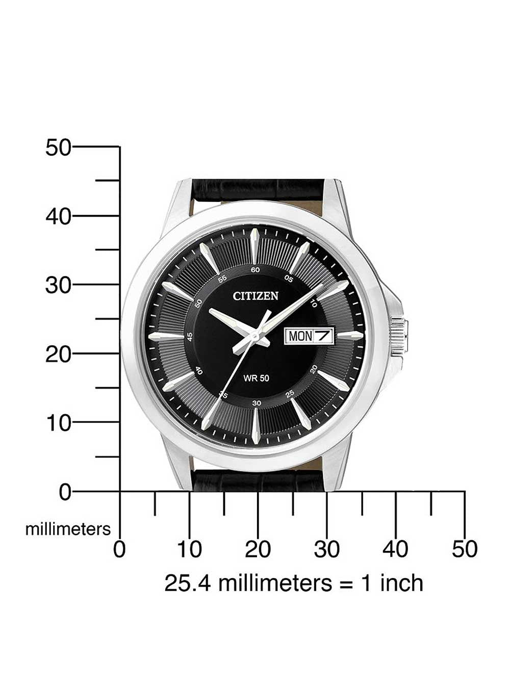 Citizen BF2011-01E quartz day-date vyriškas laikrodis 41mm 5ATM